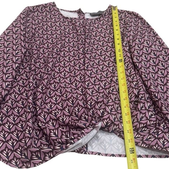 Sunday in Brooklyn Anthropologie Twist Tie Knot Front Blouse Women’s Size M - Picture 11 of 11